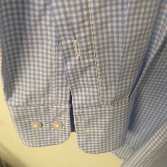 UNIQLO Gorgeous light blue/white striped button down - Picture 3 of 4